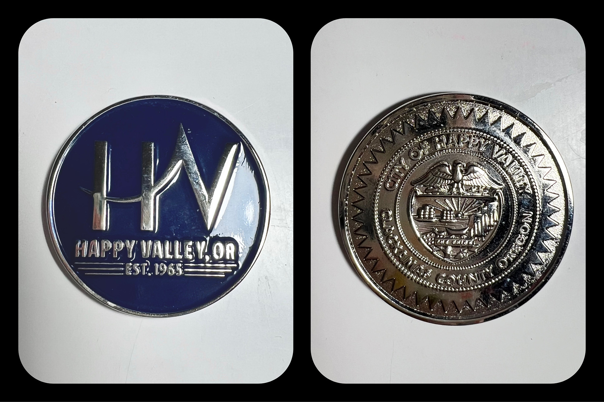 Challenge Coin from Happy Valley